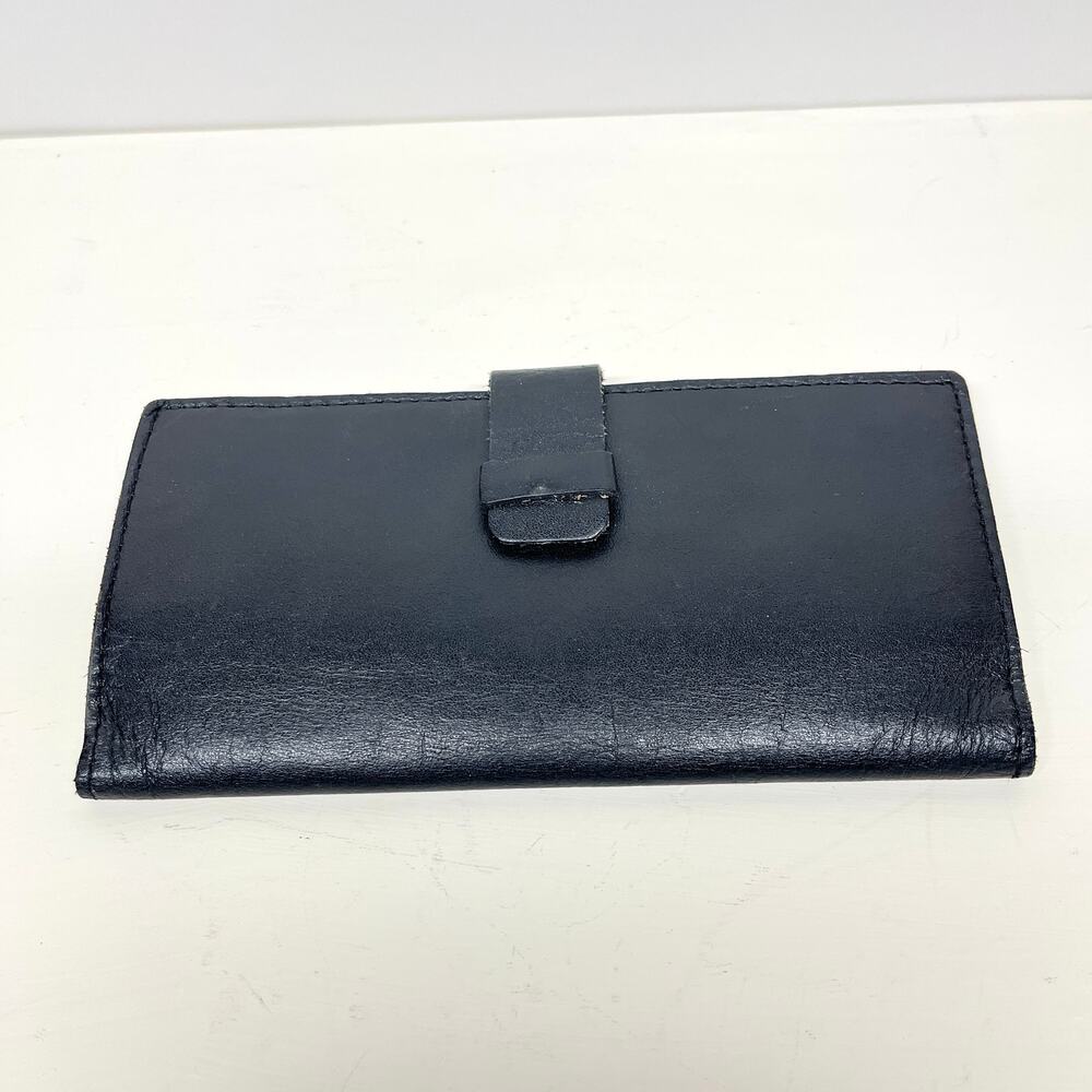 Tribe Alive Evie Black Leather Bi Fold Wallet